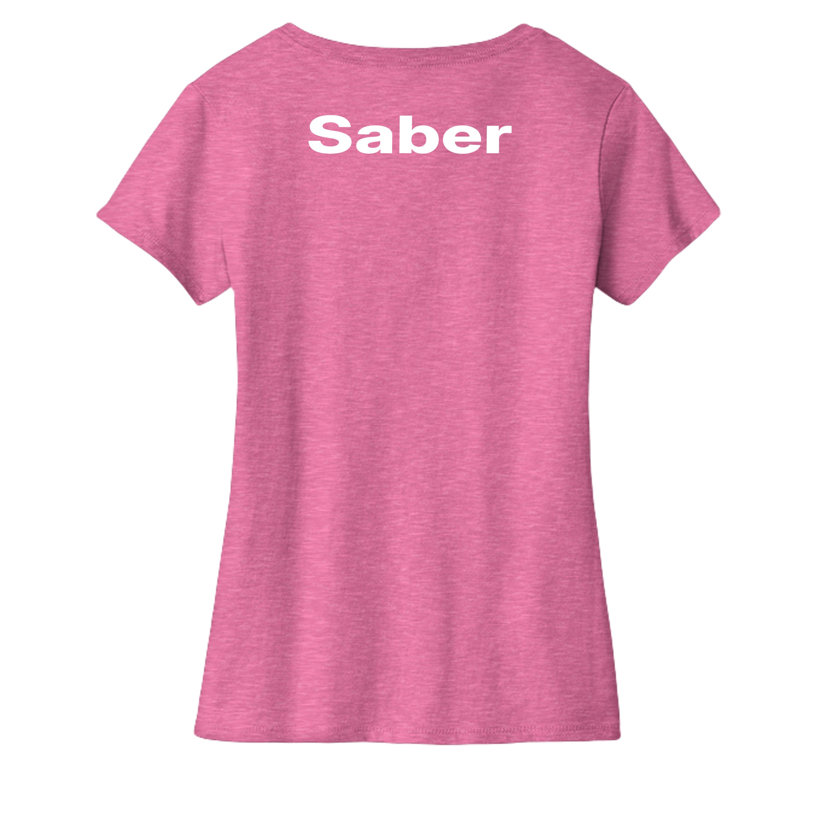 Neon Pink Heather - LPC455V - BACK