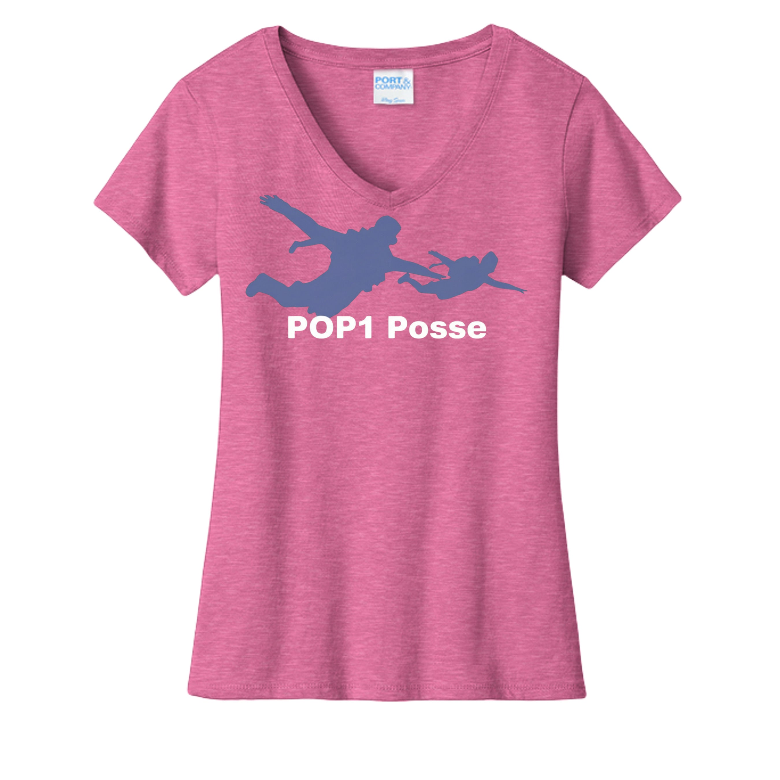 Neon Pink Heather - LPC455V - FRONT