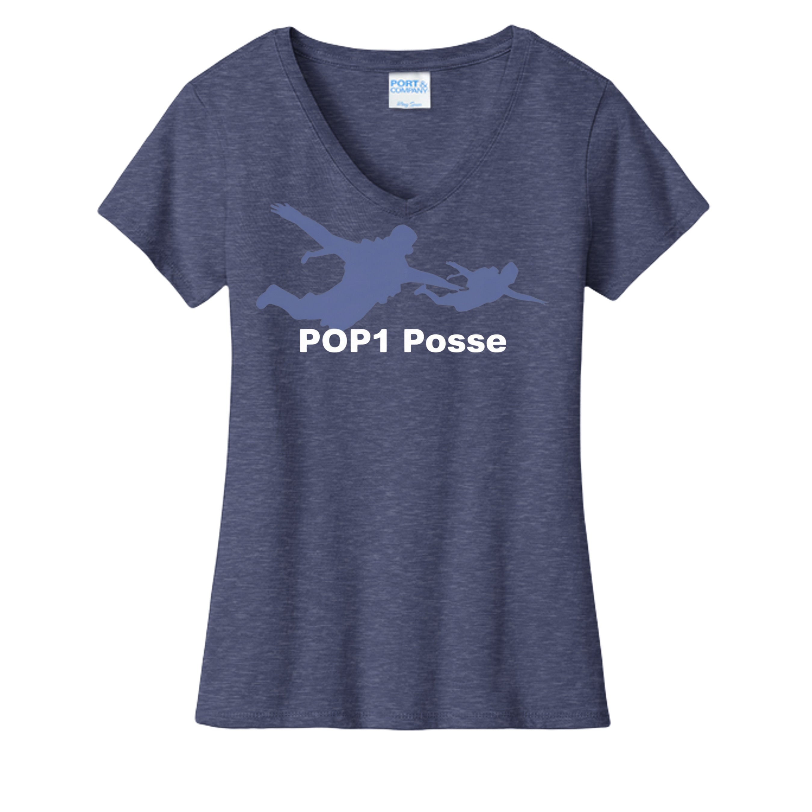 Team Navy Heather - LPC455V - FRONT